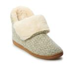 Women's Sonoma Goods For Life&trade; Sweater Bootie Slipper, Size: Large, Oatmeal