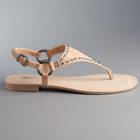 Simply Vera Vera Wang Stella Women's Sandals, Size: 8, Brown