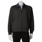 Men's Towne By London Fog Microfiber Golf Jacket, Size: Medium, Black