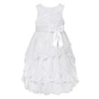Girls 7-16 American Princess Corkscrew Ruffle Dress, Size: 16, White