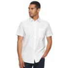 Men's Apt. 9&reg; Premier Flex Slim-fit Stretch Soft Touch Button-down Shirt, Size: Med Slim, White
