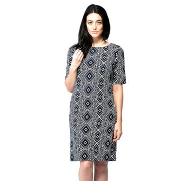 Women's Ile New York Tribal Shift Dress, Size: 8, White