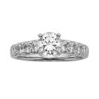 Round-cut Igl Certified Diamond Engagement Ring In 14k White Gold (1 3/4 Ct. T.w.), Women's, Size: 7.50