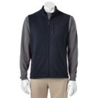 Men's Croft & Barrow&reg; Arctic Fleece Vest, Size: Large, Dark Blue