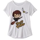 Girls 7-16 Harry Potter Quidditch Tee, Girl's, Size: Large, White