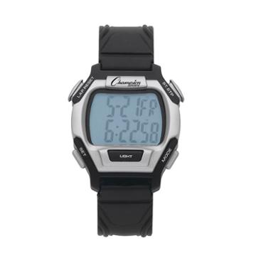Champion Sports Referee & Sports Watch, Adult Unisex, Black