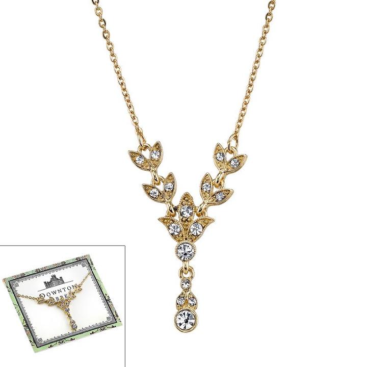 Downton Abbey Vine Y Necklace, Women's, Size: 16, White
