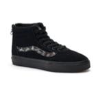 Vans My Maddie Zip Girls' High-top Skate Shoes, Size: 12, Black