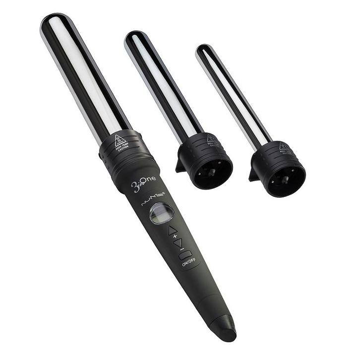 Nume Titan 3-pc. Curling Wand Set, Black
