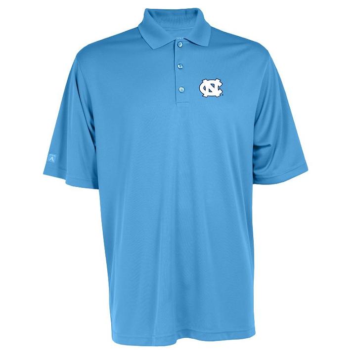 Men's North Carolina Tar Heels Exceed Desert Dry Xtra-lite Performance Polo, Size: Xl, Blue