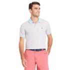 Men's Izod Sportflex Classic-fit Feeder-striped Stretch Performance Polo, Size: Small, Pink