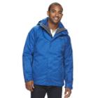 Big & Tall Columbia Morningside Park Thermal Coil 3-in-1 Jacket, Men's, Size: 4xb, Turquoise/blue (turq/aqua)