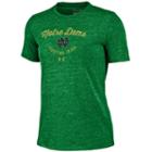 Women's Under Armour Notre Dame Fighting Irish Triblend Tee, Size: Medium, Green