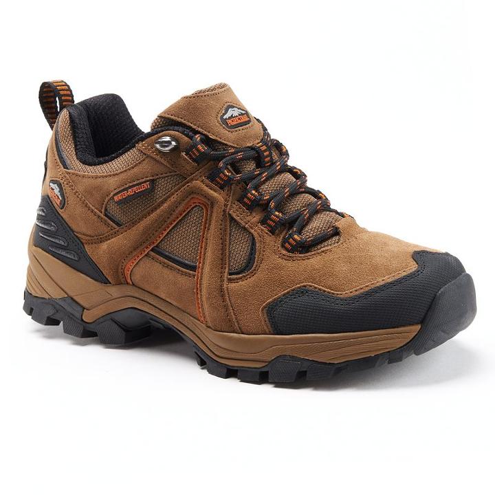 Pacific Trail Raker Men's Light Water-repellant Hiking Shoes, Size: 10, Red/coppr (rust/coppr)