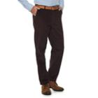 Men's Croft & Barrow&reg; Classic-fit Easy-care Stretch Flat Front Corduroy Pants, Size: 32x29, Drk Purple