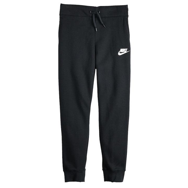 Girls 7-16 Nike Graphic Sweatpants, Size: Small, Grey (charcoal)