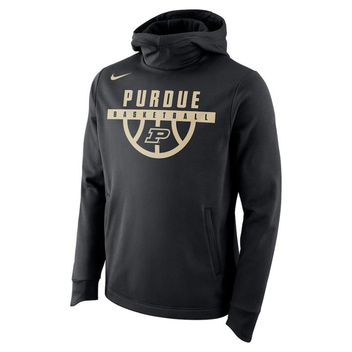 Men's Nike Purdue Boilermakers Elite Pullover Hoodie, Size: Xl, Black