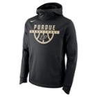 Men's Nike Purdue Boilermakers Elite Pullover Hoodie, Size: Xl, Black