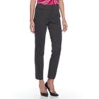 Women's Dana Buchman Ponte Dress Pants, Size: 14, Grey (charcoal)