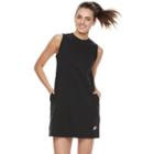 Women's Nike Sportswear Ribbed Trim Sweatshirt Dress, Size: Large, Grey (charcoal)