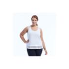 Plus Size Marika Curves Dash Tank, Women's, Size: 0x, Med Grey