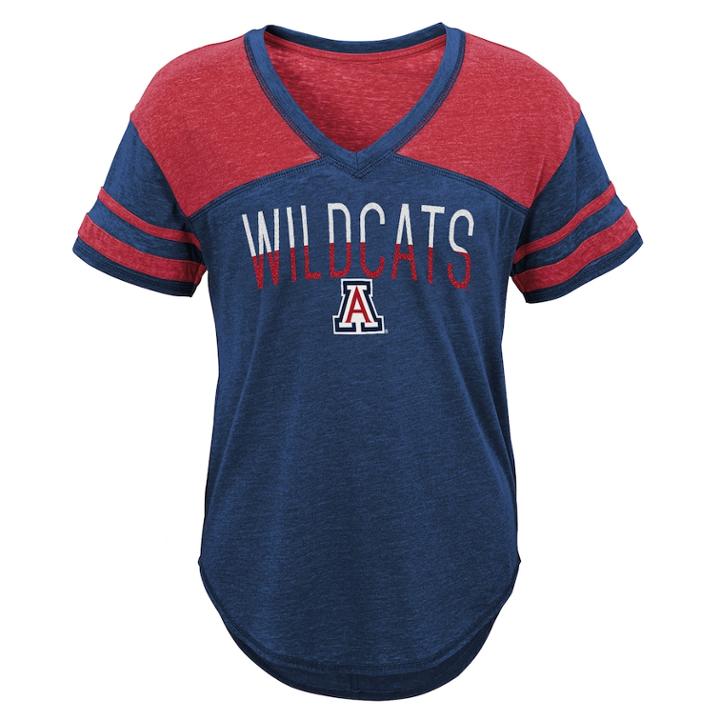 Juniors' Arizona Wildcats Traditional Tee, Teens, Size: Small, Dark Blue