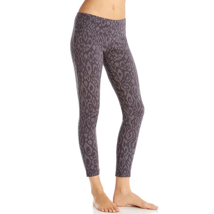 Women's Marika Glacier Jacquard Workout Leggings, Size: Small, Dark Grey