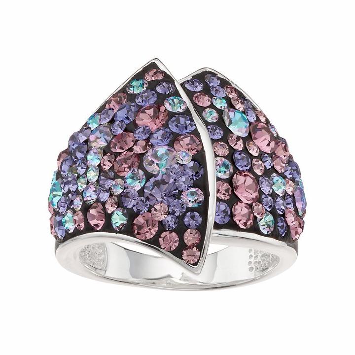 Confetti Purple Crystal Ring, Women's, Size: 8