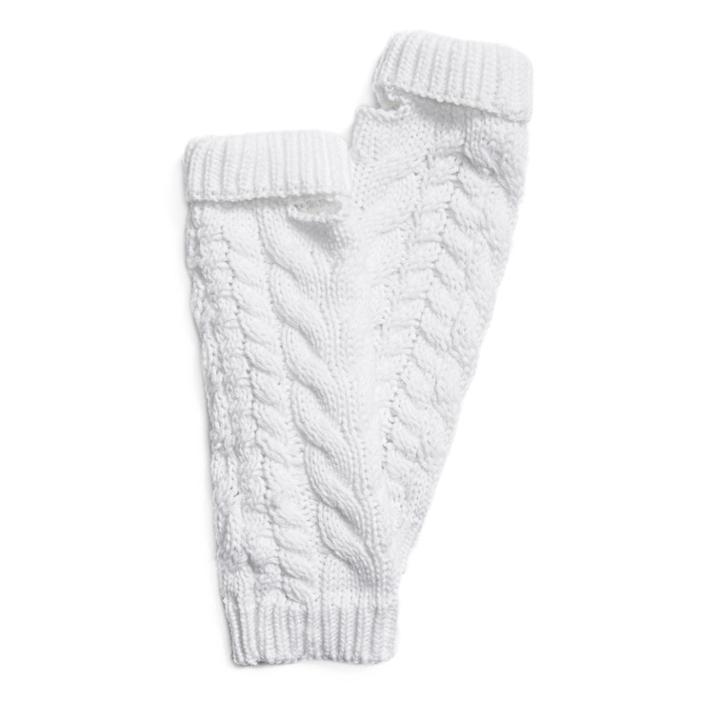 Women's Muk Luks Cable-knit Arm Warmers, Size: Fits Most, White Oth