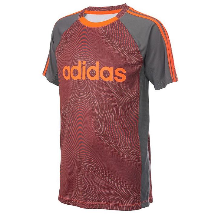 Boys 8-20 Adidas Camo Fusion Training Top, Size: Medium, Dark Grey