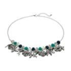 Believe In Beaded Sea Life Statement Necklace, Women's, Multicolor
