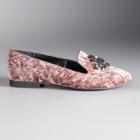 Simply Vera Vera Wang Bariv Women's Smoking Flats, Size: 8.5, Lt Beige