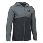Boys 8-20 Under Armour Fleece Full-zip Hoodie, Size: Xl, Black
