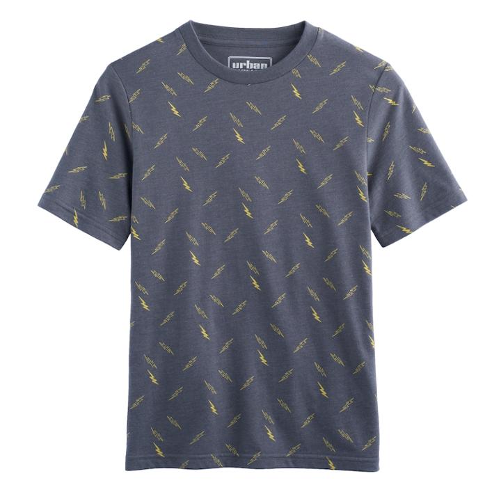 Boys 8-20 Urban Pipeline Printed Tee, Size: Medium, Gold