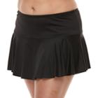 Plus Size Apt. 9&reg; Tummy Slimmer Hipster Skirtini Bottoms, Women's, Size: 1xl, Black