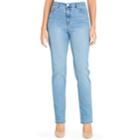 Women's Gloria Vanderbilt Amanda Classic High Waisted Tapered Jeans, Size: 16, Light Blue