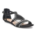 Lc Lauren Conrad Begonia Women's Sandals, Size: 8, Black