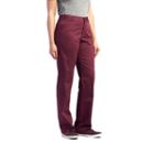 Women's Lee Freedom Straight-leg Pants, Size: 6 Avg/reg, Dark Red