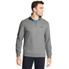 Men's Izod Advantage Sportflex Performance Stretch Fleece Quarter-zip Pullover, Size: Xxl, Grey (charcoal)