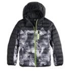 Boys 8-20 Zeroxposur Ultra Faux-down Jacket, Size: Medium, Black Gray