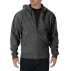 Big & Tall Dickies Full-zip Hoodie, Men's, Size: L Tall, Dark Grey