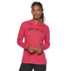 Women's Nike Dry Training Just Do It Graphic Hoodie, Size: Medium, Med Pink