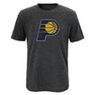Boys 8-20 Indiana Pacers Distressed Logo Tee, Size: M 10-12, Grey (charcoal)