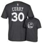 Adidas Golden State Warriors Stephen Curry Player Name And Number Tee - Men, Size: Xl, Grey