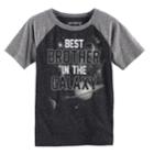 Boys 4-10 Jumping Beans&reg; Best Brother In The Galaxy Glow In The Dark Graphic Tee, Size: 8, Brown Over
