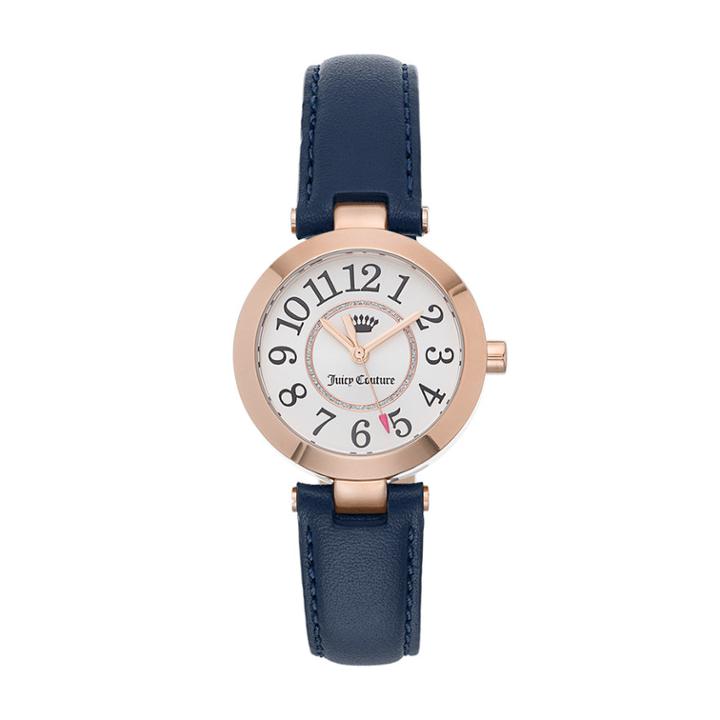 Juicy Couture Women's Cali Leather Watch, Size: Small, Blue