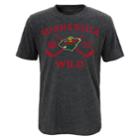 Boys 8-20 Minnesota Wild Core Player Tee, Size: L 14-16, Grey
