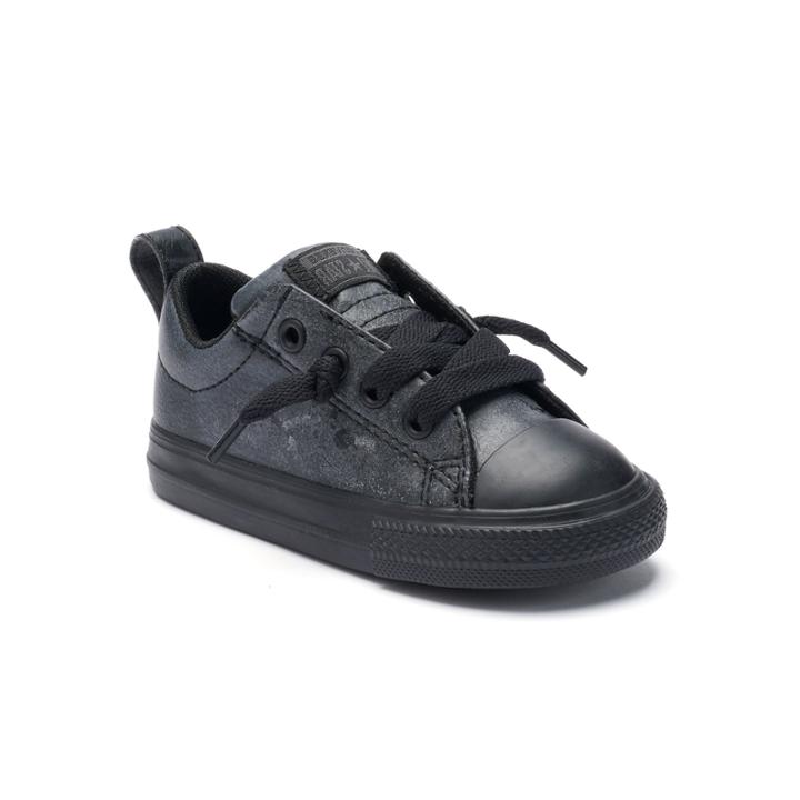 Baby / Toddler Converse Chuck Taylor All Star Street Leather Sneakers, Boy's, Size: 2t, Black