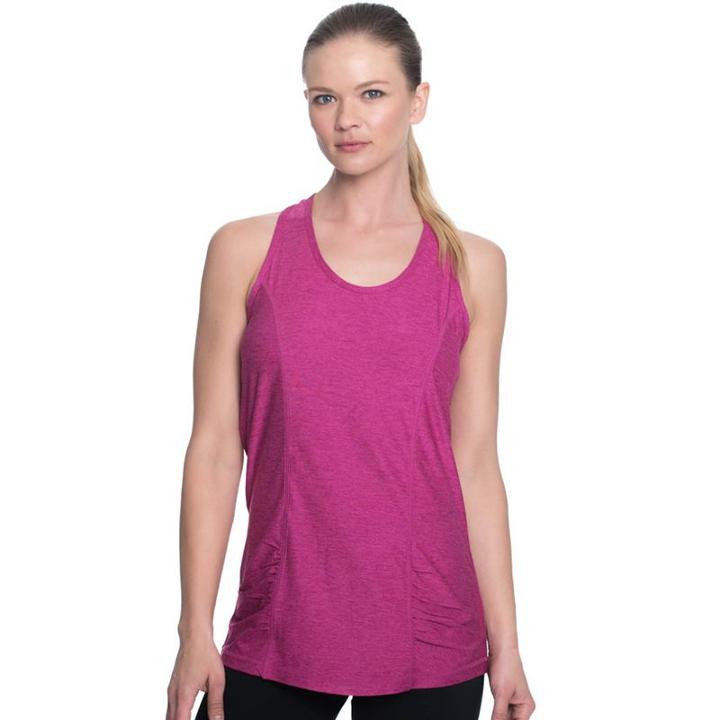 Women's Gaiam Energy Racerback Yoga Tank, Size: Medium, Orange Oth