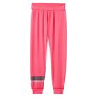 Girls 7-16 & Plus Size So&reg; Fold-over Graphic Jogger Pants, Girl's, Size: 7-8, Med Purple